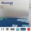 Alunewall plata cepilló el panel compuesto de aluminio ignífugo clase A2 / B1 FR / A2 acp con un ancho máximo de 2 metros